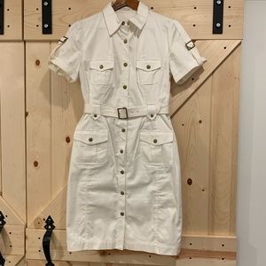 Calvin Klein white dress